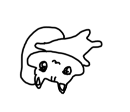 The unmotivated transparent squirrel sticker #10434169