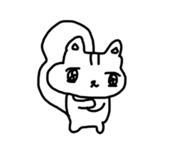The unmotivated transparent squirrel sticker #10434170