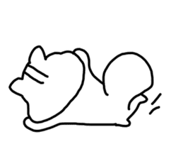 The unmotivated transparent squirrel sticker #10434175