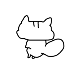 The unmotivated transparent squirrel sticker #10434176