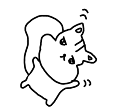 The unmotivated transparent squirrel sticker #10434182