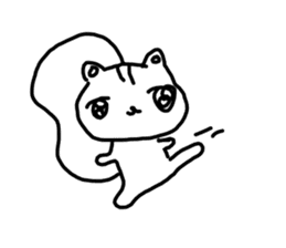 The unmotivated transparent squirrel sticker #10434187
