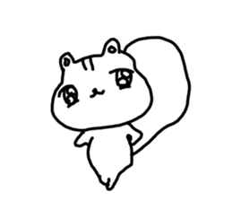 The unmotivated transparent squirrel sticker #10434188