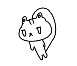 The unmotivated transparent squirrel sticker #10434191