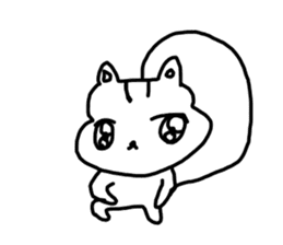 The unmotivated transparent squirrel sticker #10434192