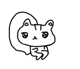 The unmotivated transparent squirrel sticker #10434193