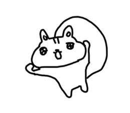 The unmotivated transparent squirrel sticker #10434195