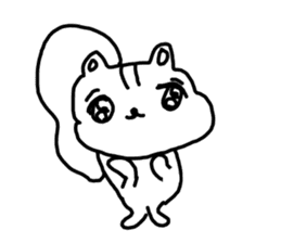 The unmotivated transparent squirrel sticker #10434198