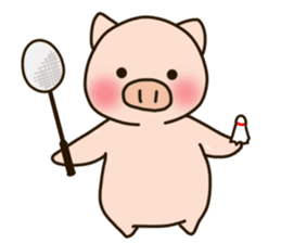 BATOMIN pig 2 sticker #10434724