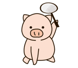 BATOMIN pig 2 sticker #10434726