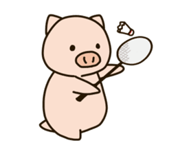 BATOMIN pig 2 sticker #10434755