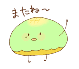 melon-pan sticker #10435146