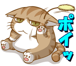 Sassy fatty cat sticker #10435250