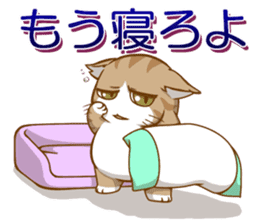 Sassy fatty cat sticker #10435257