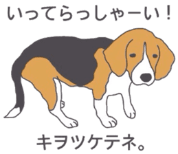 I love my beagle! 2 sticker #10435842