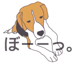I love my beagle! 2 sticker #10435865