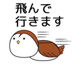 Happy Sparrow Sticker sticker #10436092