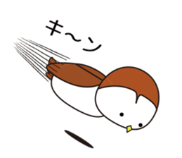 Happy Sparrow Sticker sticker #10436093