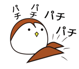 Happy Sparrow Sticker sticker #10436098