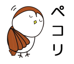Happy Sparrow Sticker sticker #10436099