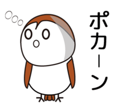 Happy Sparrow Sticker sticker #10436104