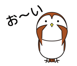 Happy Sparrow Sticker sticker #10436111