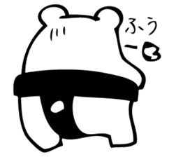 Daily life's Sticker of Mr. white bear sticker #10436380
