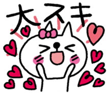 SUKINEKO-I love you! sticker #10436801