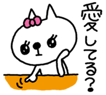 SUKINEKO-I love you! sticker #10436804