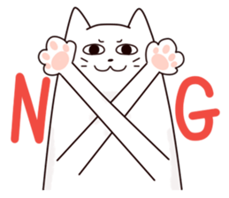 Limp cat sticker sticker #10437205