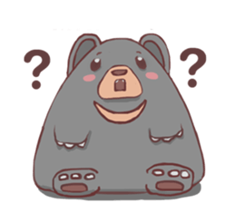 It's me,Black bear. [EN] sticker #10437506