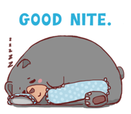 It's me,Black bear. [EN] sticker #10437519