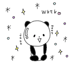 faintly panda 2 sticker #10438001