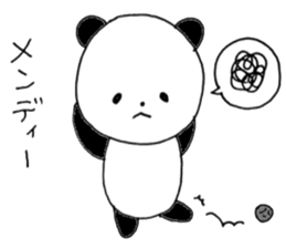 faintly panda 2 sticker #10438008