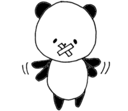 faintly panda 2 sticker #10438019