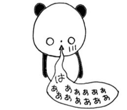 faintly panda 2 sticker #10438021