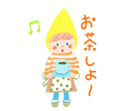 From Mr. cone-shaped hat, ask. sticker #10438083