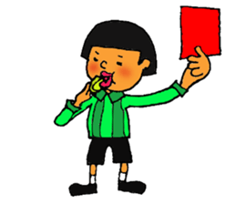 Japanese girl bobbed hair "U-tatan"2 sticker #10438267