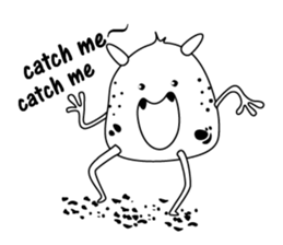 little little monster   (En) sticker #10438620