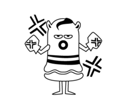 little little monster   (En) sticker #10438631