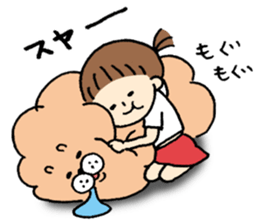 The hairy dog sticker #10438719