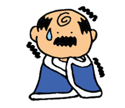 Cute Japanese Oyaji SATORU sticker #10438771