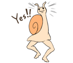 Legs snail sticker #10439160
