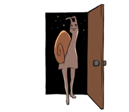 Legs snail sticker #10439169