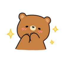 ooh aah bear sticker #10439441