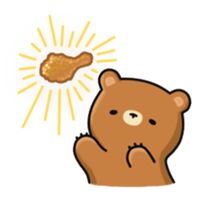ooh aah bear sticker #10439443