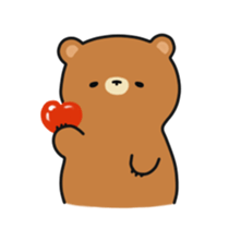 ooh aah bear sticker #10439444