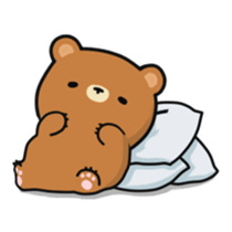 ooh aah bear sticker #10439446