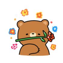 ooh aah bear sticker #10439449