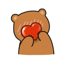 ooh aah bear sticker #10439452